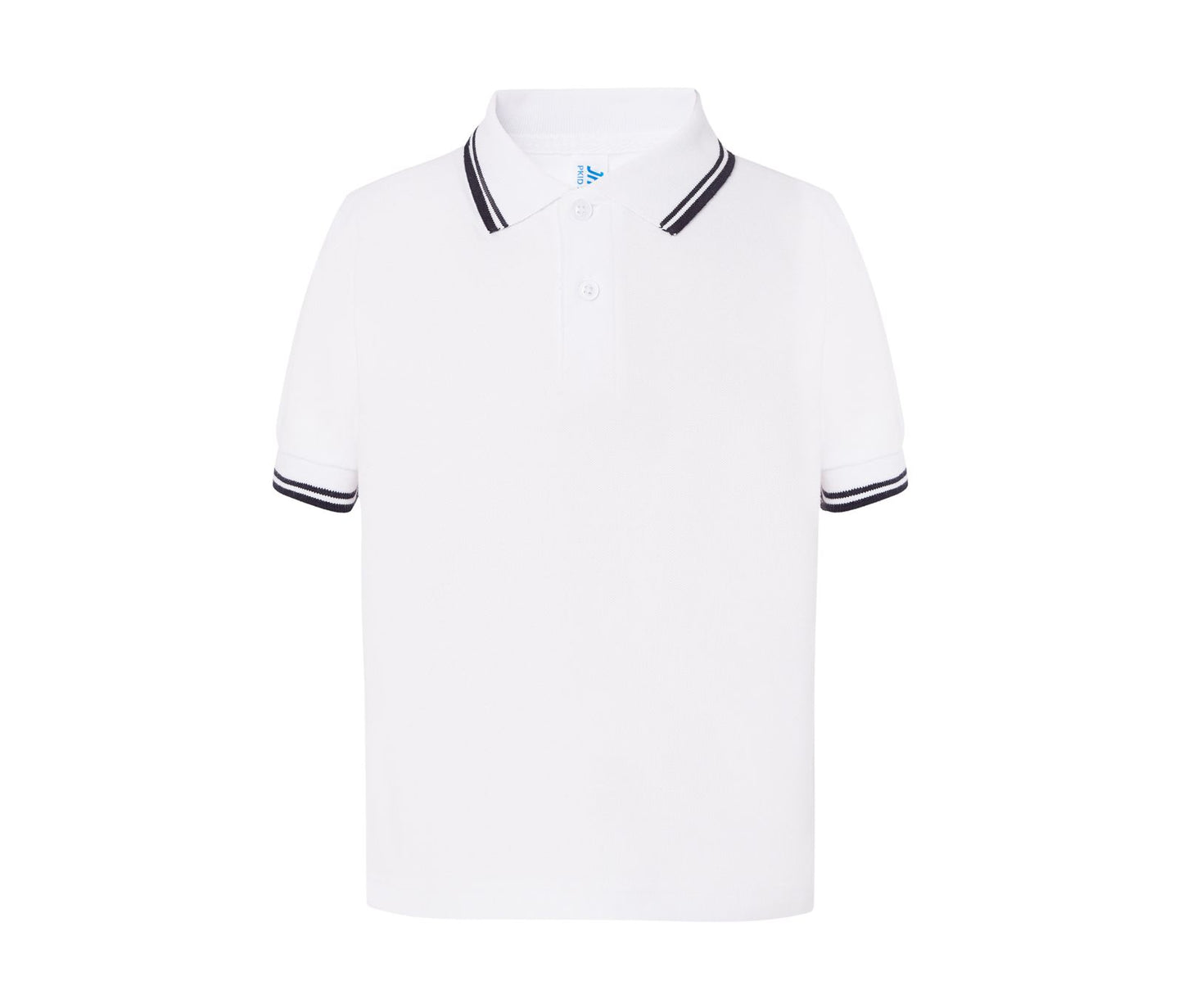 Polo enfant contrasté