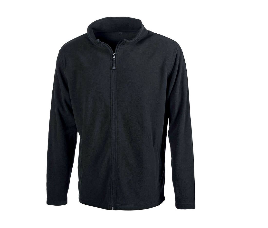 Veste Polaire Enfant Grand Zip Noir