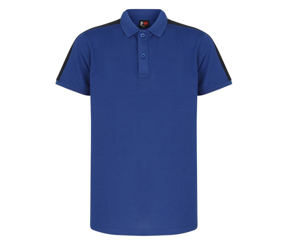 Children's contrast stretch polo shirt