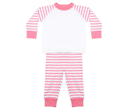 Striped children's pajamas