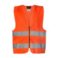 Child safety vest with zipper